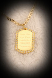 Necklace - Contact us in Hampton, Virginia, for more information on our air fresheners featuring several fragrances and inspirational bible passages to choose from.